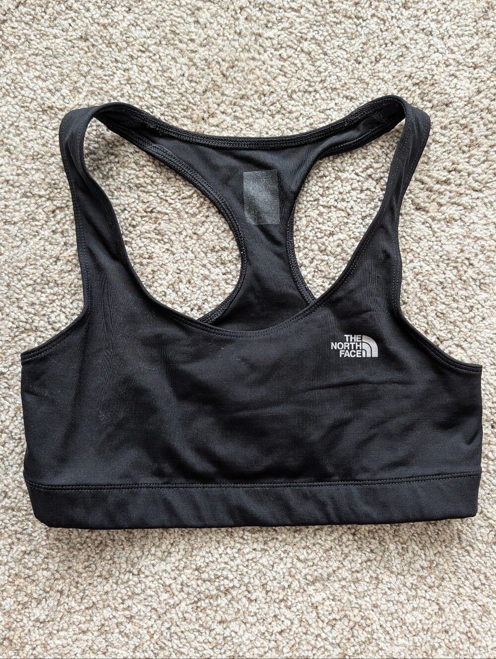 The North Face Womens Black Bounce B Gone Racerback Sports Bra Size Medium